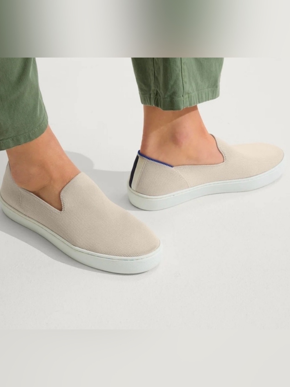 Rothys Original Slip On Sneaker Sand Size 7.5